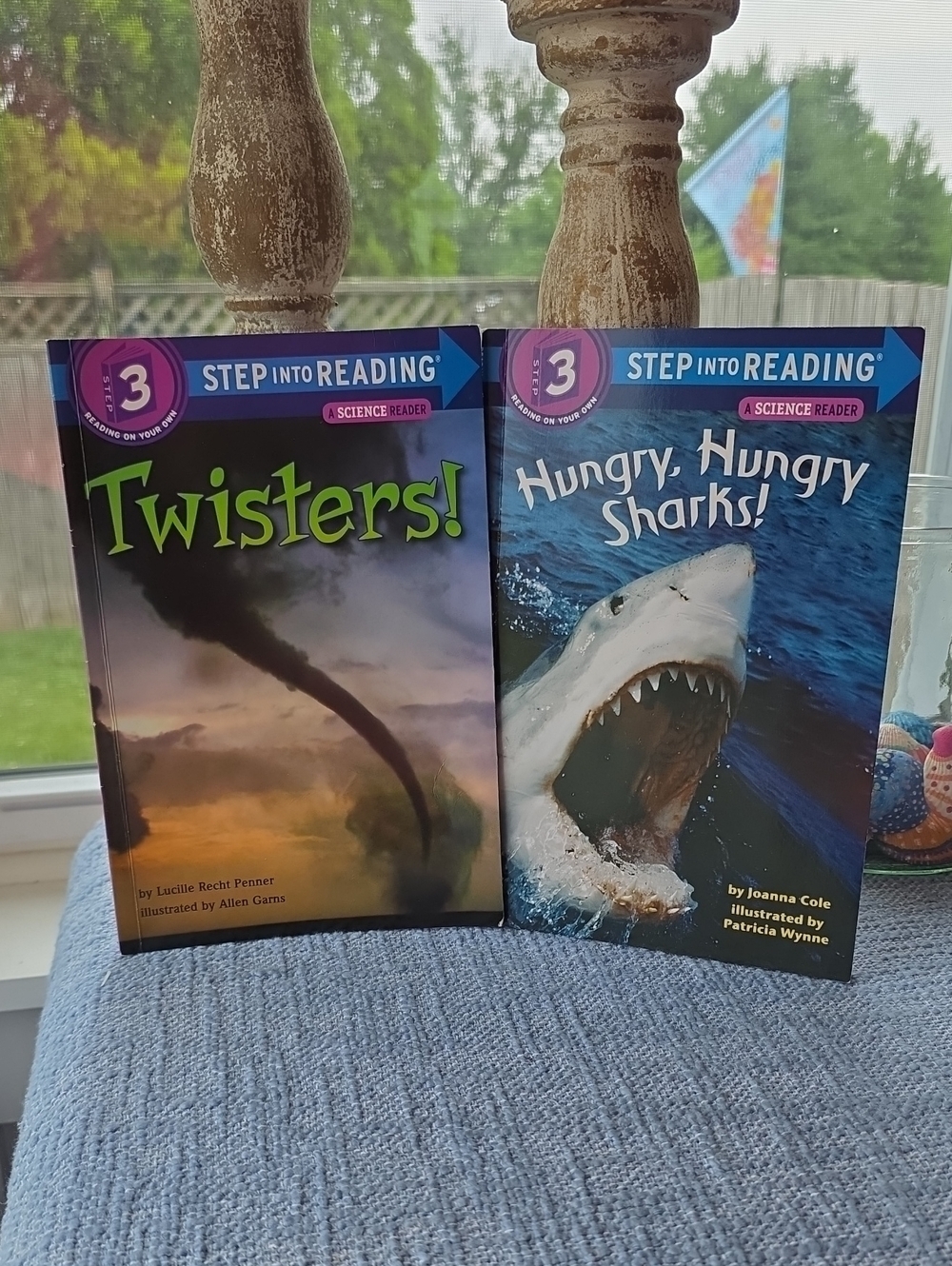 Step into Reading Level 3: Twisters! & Hungry, Hungry Sharks! (Set of 2)
